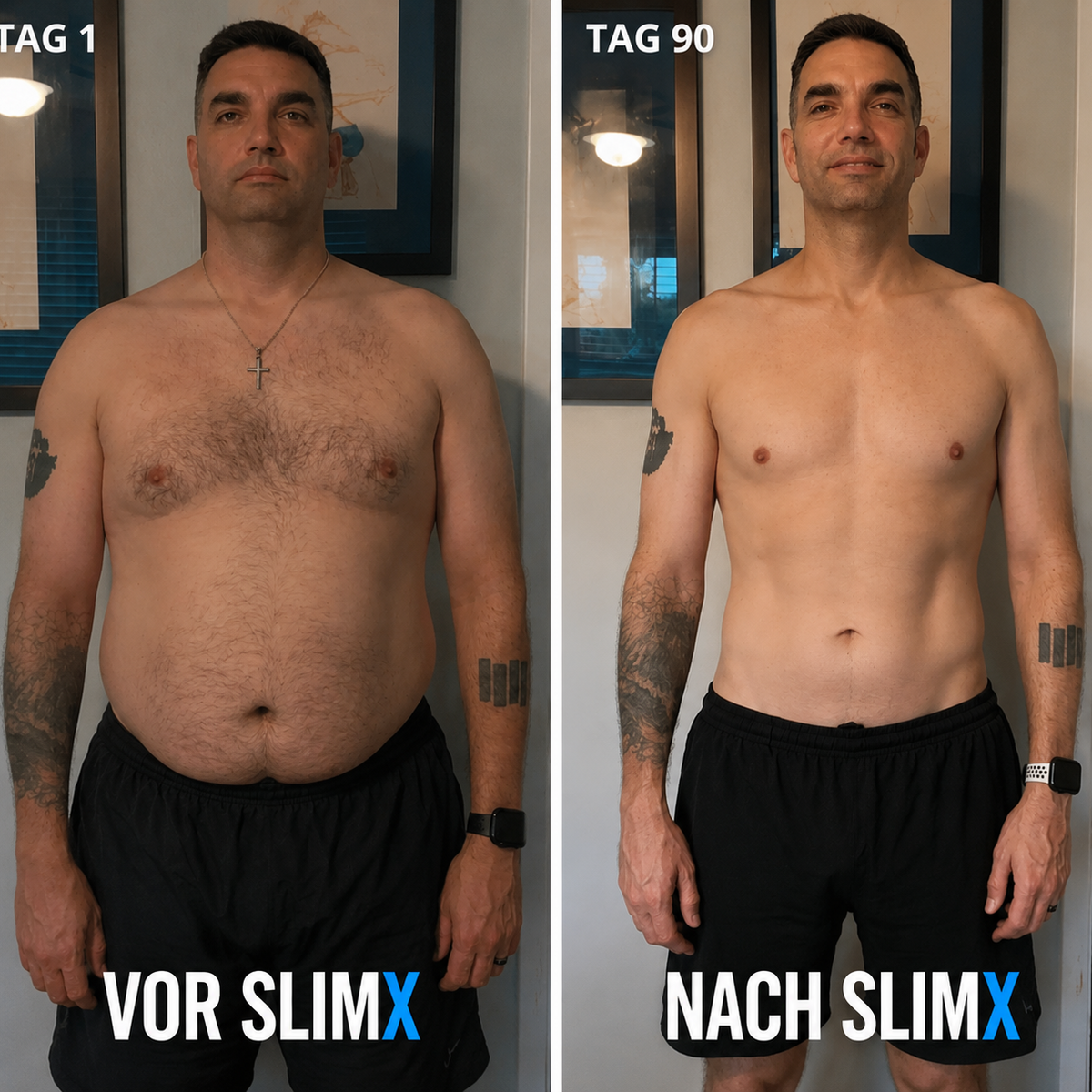 SlimX T-Shirt® Kompressions-Shirt