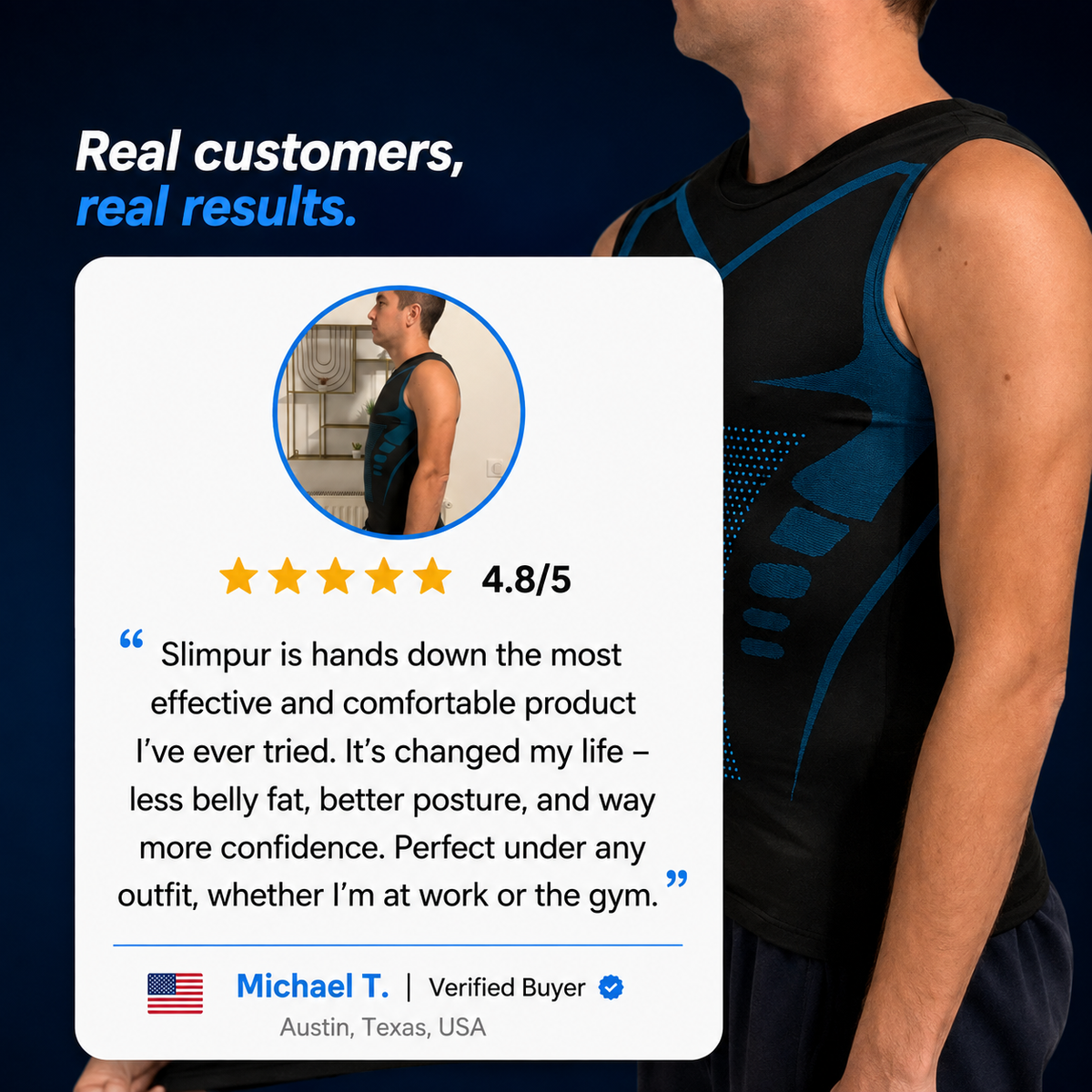 SlimX | Slimpur Compression Shirt for Men